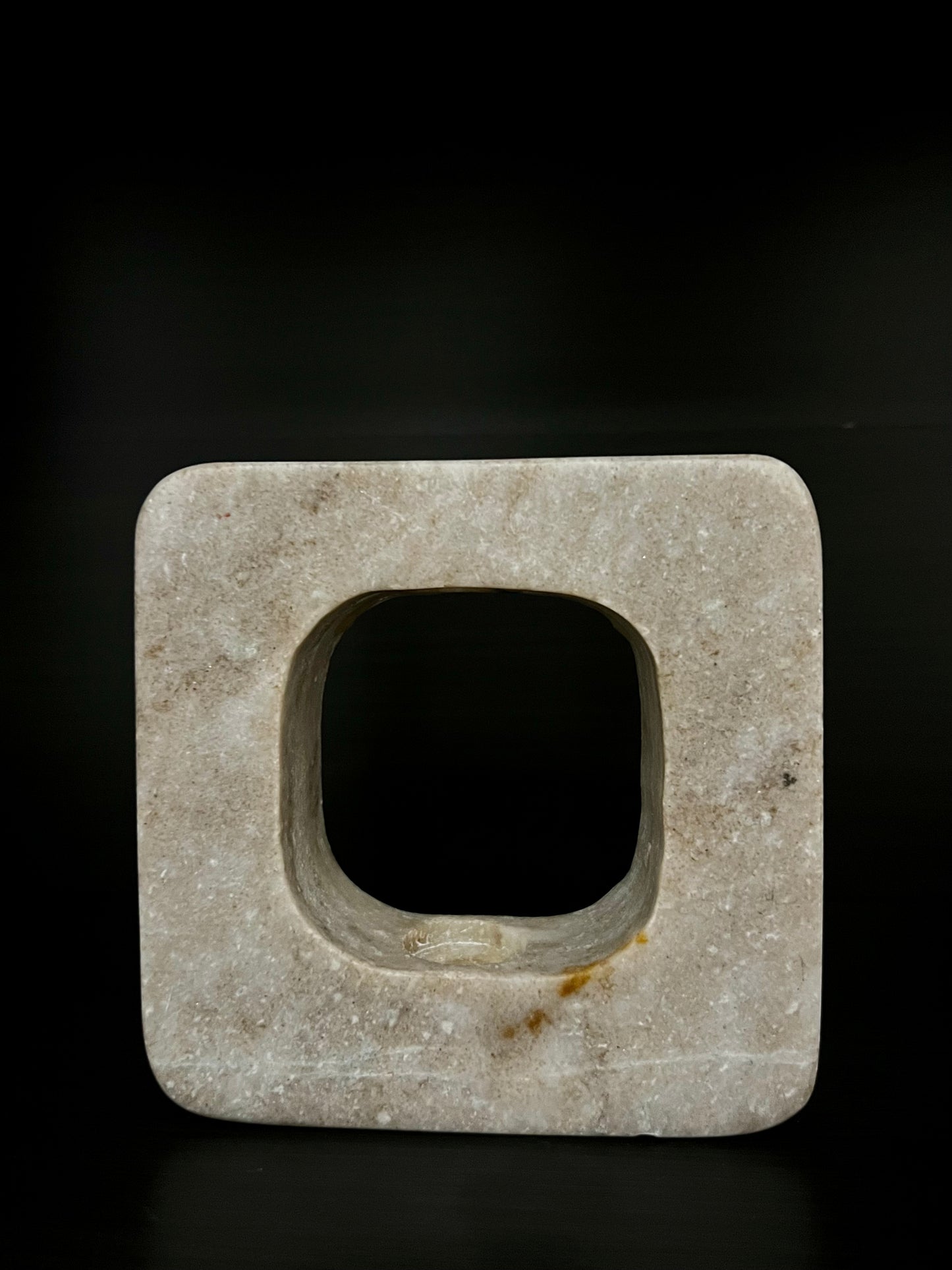 Square Marble Taper Candle Holder