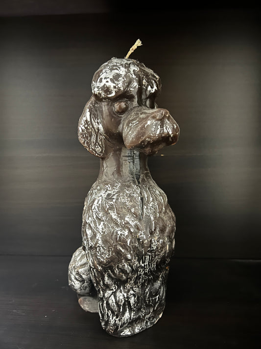 Poodle Candle